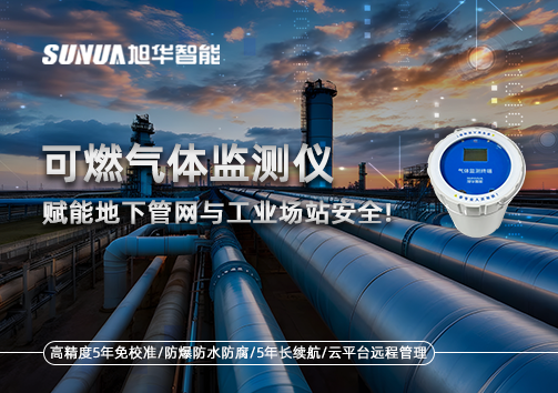 可燃气体监测仪：赋能地下管网与工业场站安全！